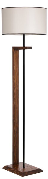 ASIR Stojací lampa MENEKSE ořech krémová