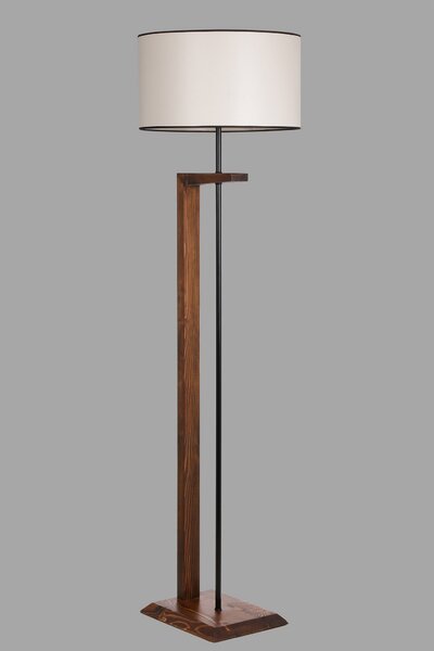 ASIR Stojací lampa MENEKSE ořech krémová