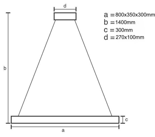 LED Stmívatelný lustr na lanku LED/100W/230V 3000-6500K zlatá + dálkové ovládání