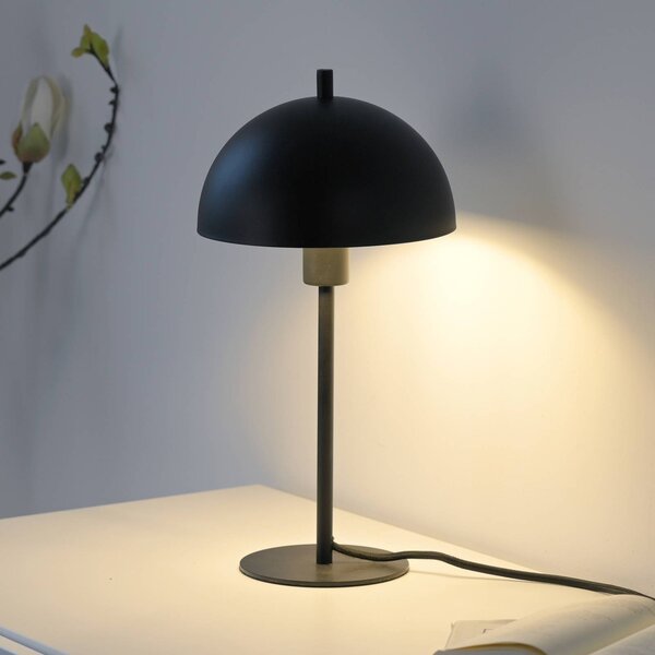 Schöner Wohnen stolní lampa Ali, černá, železo, E14, Černá, Obývací pokoj / jídelna, kov, Skandinávský