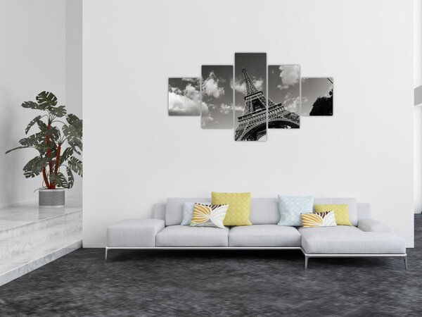 Obraz - Eiffelova věž v Paříži (125x70 cm)