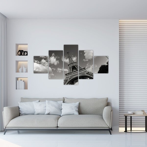 Obraz - Eiffelova věž v Paříži (125x70 cm)