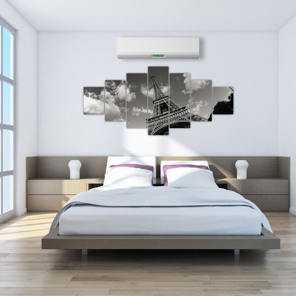 Obraz - Eiffelova věž v Paříži (210x100 cm)