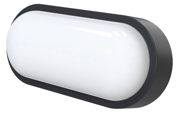 MEGATRON LED venkovní nástěnné svítidlo Zella Neo XL, černé, IP54, stmívatelný, Černá, Chodba, Plast