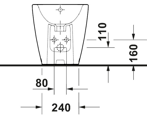 Duravit 2294100000 - Stojící bidet D-NEO keramika/lesklá bílá