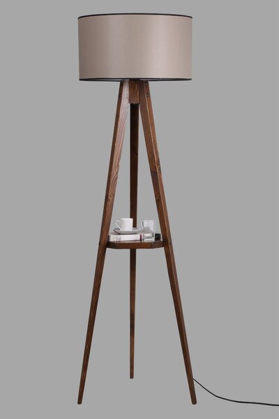 ASIR Stojací lampa SEHBALI ořech