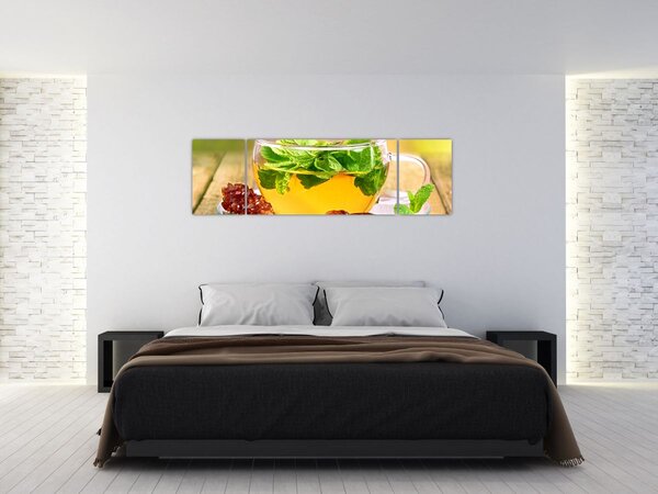 Obraz - Čaj (170x50 cm)