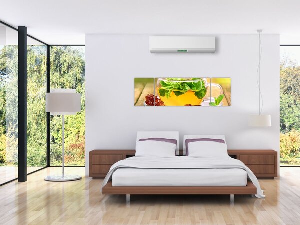 Obraz - Čaj (170x50 cm)