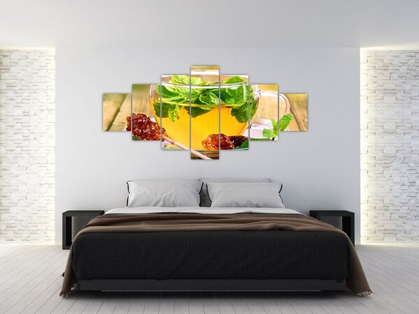 Obraz - Čaj (210x100 cm)