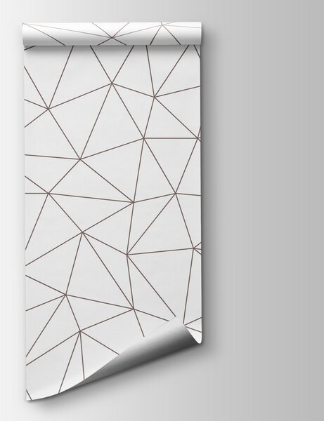 Fototapeta Bílé pozadí s červenými čarami, Geometrické fototapety, Populární fototapety, u98560v1 - Tapeko.co.cz