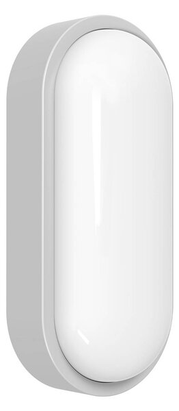 MEGATRON LED venkovní nástěnné svítidlo Zella Neo XL, šedé, IP54, stmívatelný, Hliník / šedá / zinek, Chodba, Plast