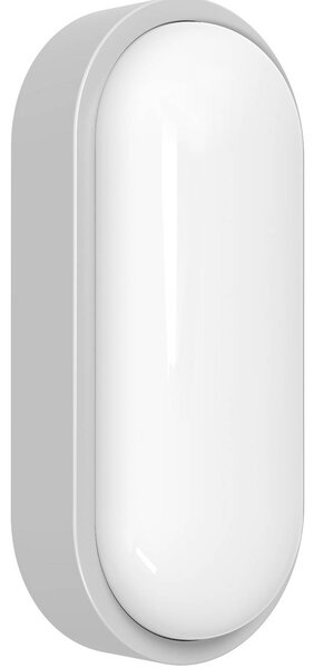 MEGATRON LED venkovní nástěnné svítidlo Zella Neo XL, šedé, IP54, stmívatelný, Hliník / šedá / zinek, Chodba, Plast