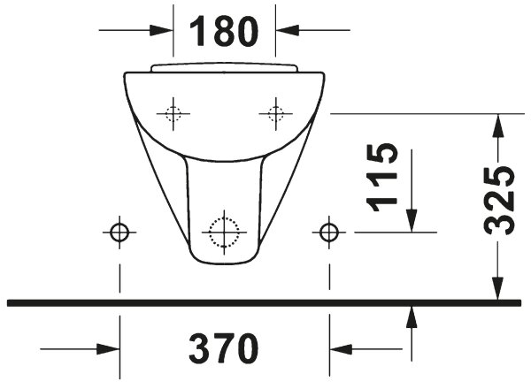 Duravit 22371500002 - Závěsný bidet D-CODE keramika/lesklá bílá