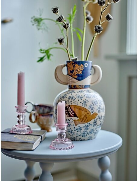 Ručně malovaná váza z kameniny (výška 23,5 cm) Hezha – Bloomingville