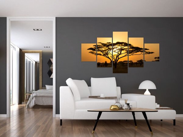 Obraz - Africká savana (125x70 cm)