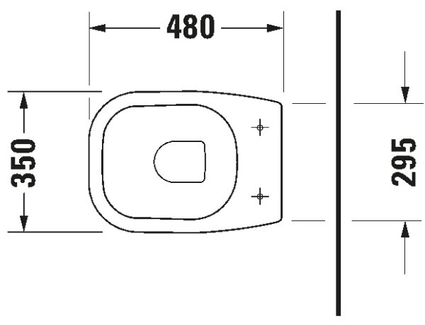 Duravit 21080900002 - Stojící WC D-CODE keramika/lesklá bílá