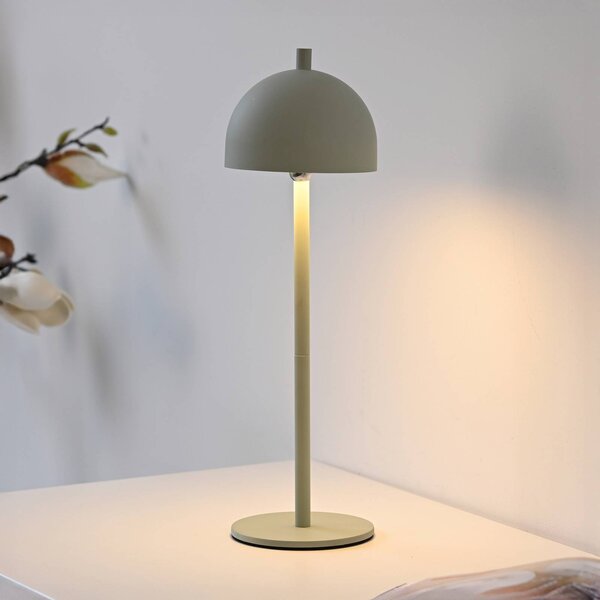 Schöner Wohnen LED stolní lampa na baterie Bellies, jarní probuzení, stmívatelný, Zelená, Obývací pokoj / jídelna, kov, Skandinávský