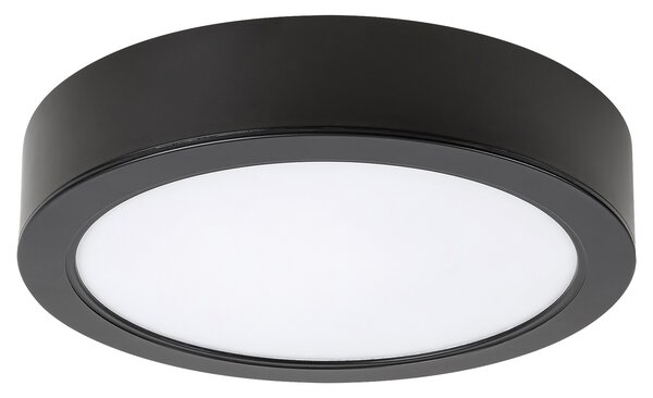 Rabalux 2686 SHAUN bl - LED stropní svítidlo v černé barvě , Ø 14,5cm, 12W, 4000K, (Stropní přisazené kulaté svítidlo v černé barvě)