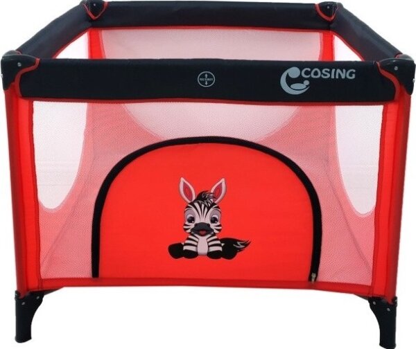 COSING - Dětská ohrádka EMA Zebra Red