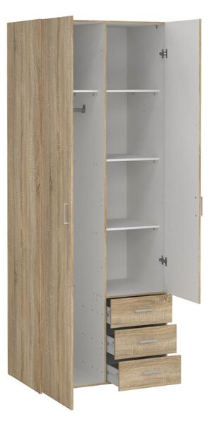 Šatní skříň Sid 77,6 x 49,5 x 200,4 cm, dub sonoma