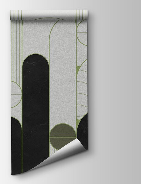 Fototapeta Černobílý design ve stylu art deco, Abstraktní fototapety, Populární fototapety, u73101v2 - Tapeko.co.cz