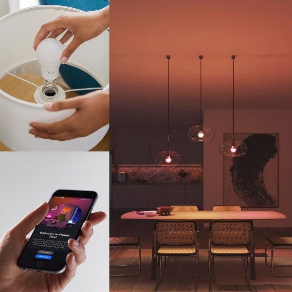 LED Stmívatelná žárovka Philips Hue WACA E27/8W/230V 2200-6500K