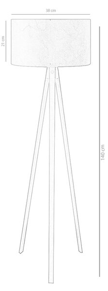 ASIR Stojací lampa AYD - 2258 šedá