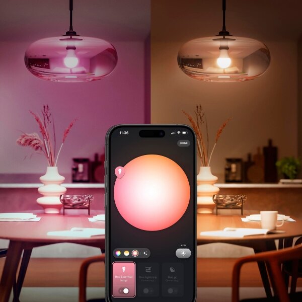 LED Stmívatelná žárovka Philips Hue WACA E27/8W/230V 2200-6500K