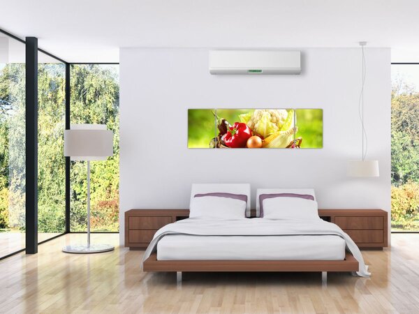 Obraz - Zelenina (170x50 cm)
