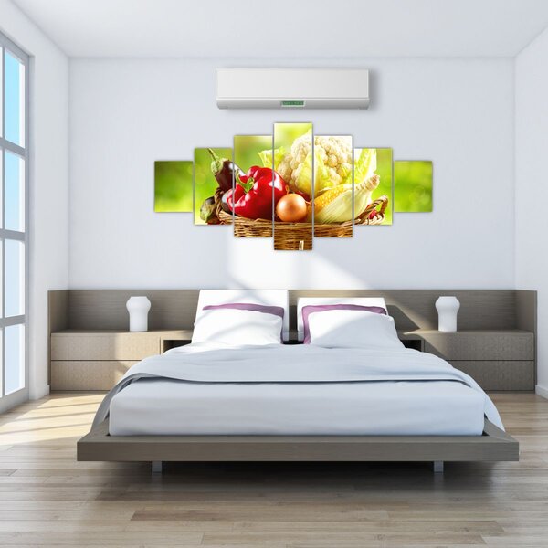 Obraz - Zelenina (210x100 cm)