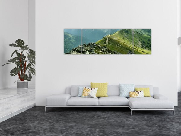 Obraz - Horská krajina (170x50 cm)