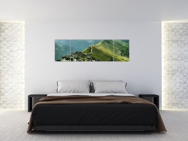 Obraz - Horská krajina (170x50 cm)