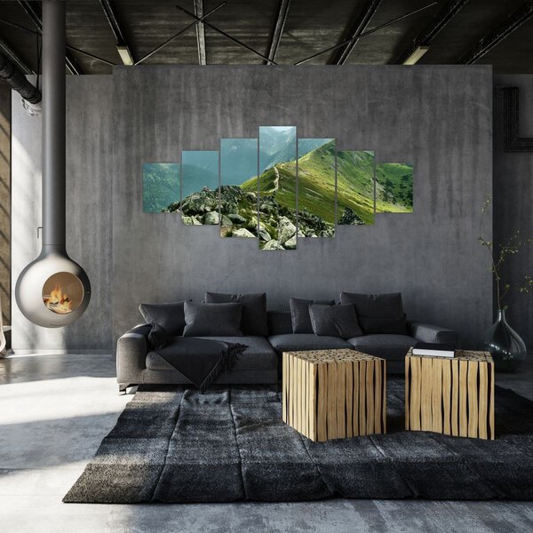Obraz - Horská krajina (210x100 cm)