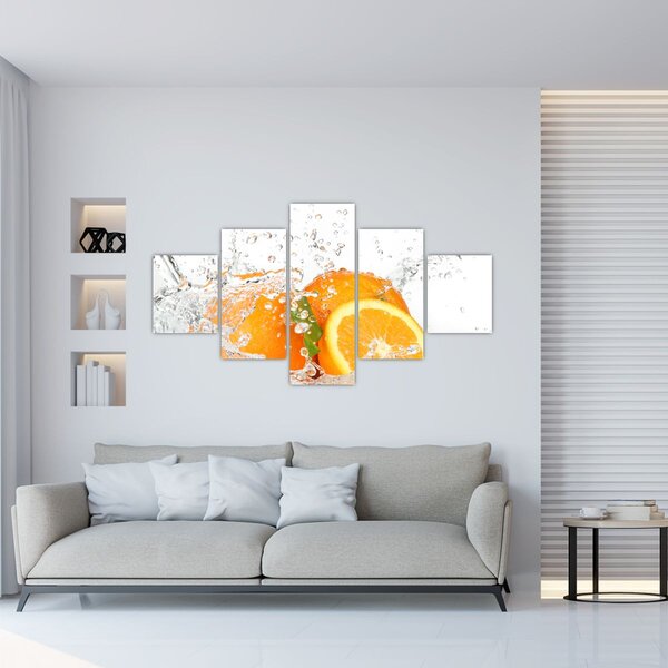 Obraz - Šťavnaté pomeranče (125x70 cm)