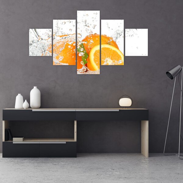 Obraz - Šťavnaté pomeranče (125x70 cm)
