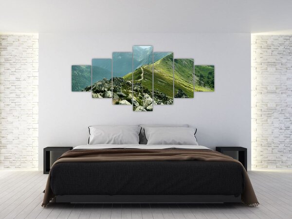 Obraz - Horská krajina (210x100 cm)