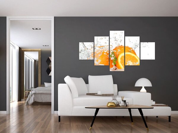 Obraz - Šťavnaté pomeranče (125x70 cm)