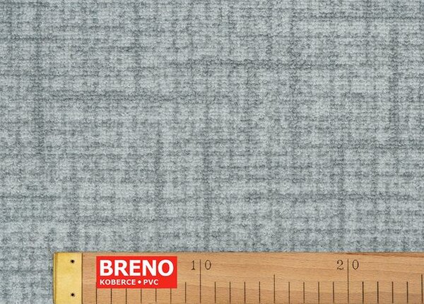 Breno Metrážový koberec RIVAGE 95 šedý, šíře 400 cm, Šedá