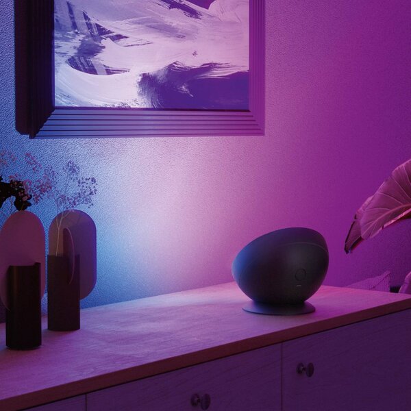 Hama Smart LED stolní lampa, černá, WiFi, RGBW, stmívatelné, stmívatelný, Černá, Obývací pokoj / jídelna, Plast, Moderní