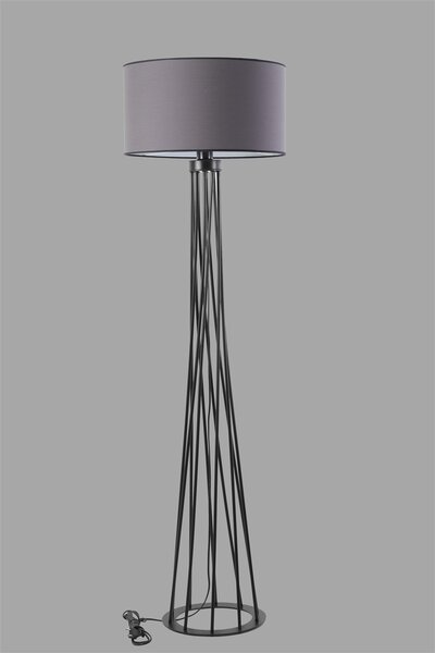 ASIR Stojací lampa HAVIN tmavě šedá