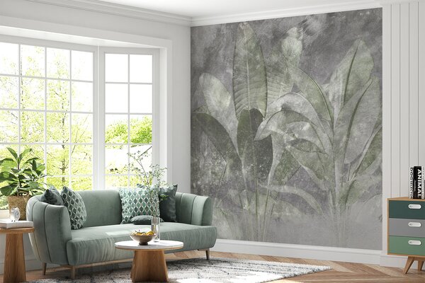 Fototapeta Botanická elegance v jemných texturách, Fototapety s kamennou texturou, Populární fototapety, u73884v2 - Tapeko.co.cz