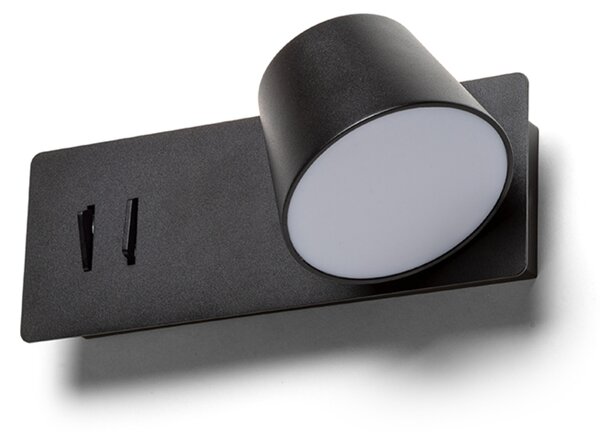 RED - DESIGN RENDL RENDL AMADEUS LED bodové světlo, k posteli černá R14522