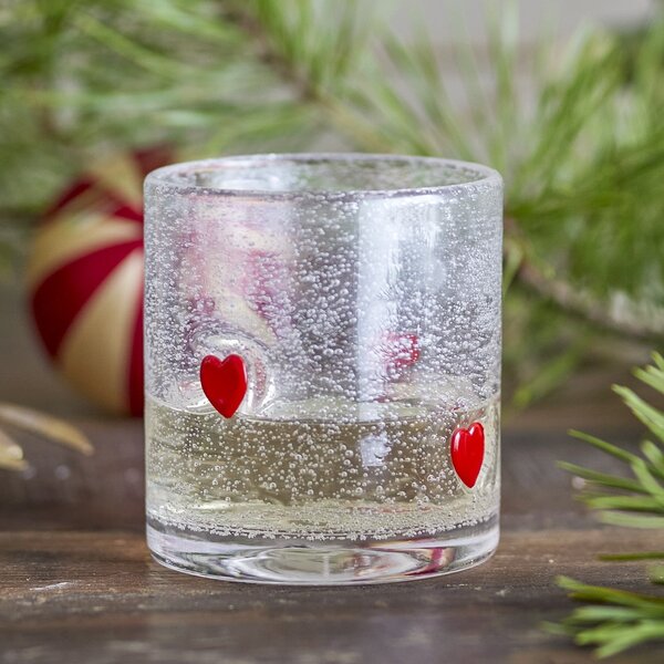 Sklenice na vodu Debra Hearts 370 ml