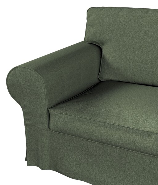 Potah na pohovku IKEA Ektorp 2-místná s lenoškou barva zelená látka pletený vzor