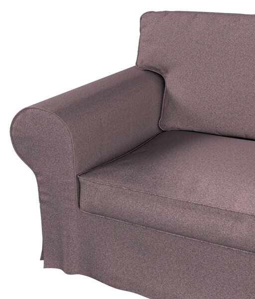 Potah na pohovku IKEA Ektorp 2-místná s lenoškou barva růžová látka pletený vzor