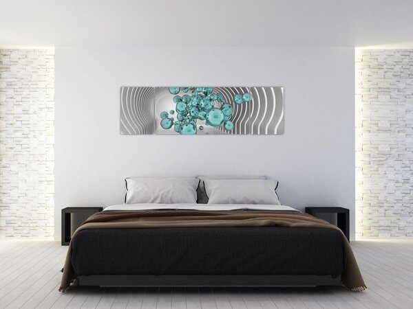 Obraz - Bubliny (170x50 cm)