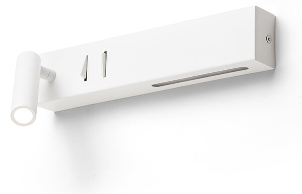RED - DESIGN RENDL RENDL ODEON LED bodové světlo, k posteli bílá R14523