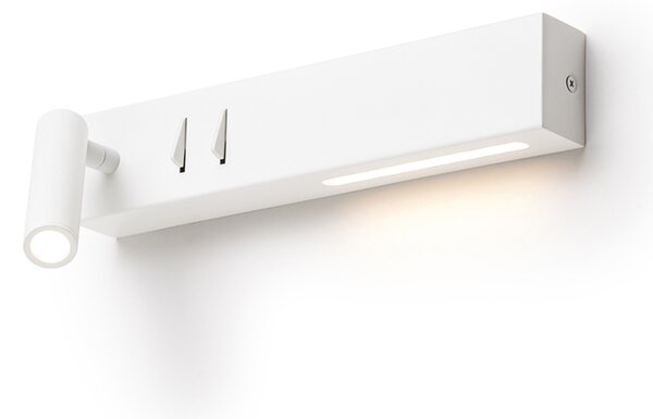 RED - DESIGN RENDL RENDL ODEON LED bodové světlo, k posteli bílá R14523
