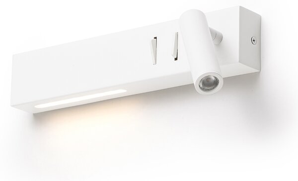 RED - DESIGN RENDL RENDL ODEON LED bodové světlo, k posteli bílá R14523
