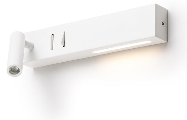 RED - DESIGN RENDL RENDL ODEON LED bodové světlo, k posteli bílá R14523